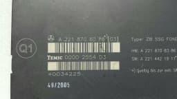 MERCEDES-BENZ Mercedes S-Class W221 Rear Seat Module A2218706086 Seat Module Rear — thumbnail 6
