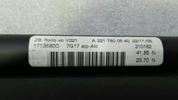 MERCEDES-BENZ Mercedes S-Class W221 Sunroof Roller Blind Set A2217800840 Sliding Sunroof Cladding — thumbnail 9