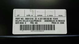 MERCEDES-BENZ Mercedes S-Class W221 Sirius Radio Receiver A2218206589 ECU — thumbnail 3