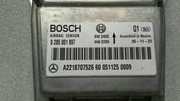 MERCEDES-BENZ Mercedes S Class W221 Safety Module ECU A2218707526 Air Control Unit SRS — thumbnail 3