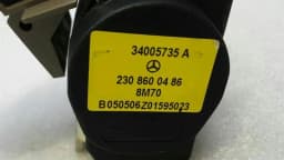 MERCEDES-BENZ Mercedes SL R230 RRH seat belt A2308600486 seat belt belt rear RE — thumbnail 3