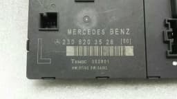 MERCEDES-BENZ Mercedes SL R230 Left Door Module A2308203526 Door Control Unit Left. — thumbnail 2