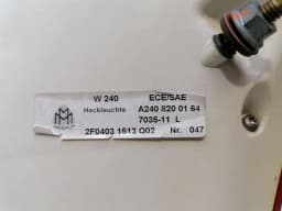 MAYBACH Maybach 57 W240 left rear light A2408200164 tail light rear left — thumbnail 9