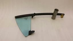 MERCEDES-BENZ Mercedes CLS W219 right rear 1/4 glass A2197301455 door window 1/4 rear right. — thumbnail 2