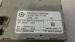 MERCEDES-BENZ Mercedes SL R230 Central Gateway Module A2305407145 Central Control Unit — thumbnail 5