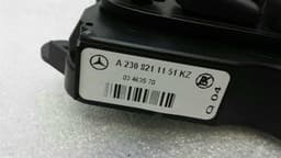 MERCEDES-BENZ Mercedes SL R230 left seat switch A2308211151 seat switch left heated heater — thumbnail 7