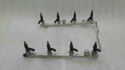 MERCEDES-BENZ Mercedes SL R230 Fuel Rail A2730700795 Fuel Injection Moulding Pipe Distributor Complete — thumbnail 6