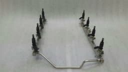 MERCEDES-BENZ Mercedes SL R230 Fuel Rail A2730700795 Fuel Injection Moulding Pipe Distributor Complete — thumbnail 5