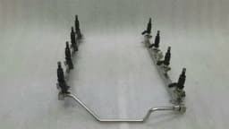 MERCEDES-BENZ Mercedes SL R230 Fuel Rail A2730700795 Fuel Injection Moulding Pipe Distributor Complete — thumbnail 1