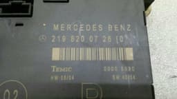 MERCEDES-BENZ Mercedes W219 CLS FRH door module A2198200726 door control unit front right — thumbnail 3