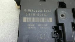 MERCEDES-BENZ MERCEDES W219 CLS RLH Door module A2198200226 Tur Steuergerät Hinten Links — thumbnail 2
