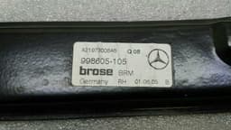 MERCEDES-BENZ Mercedes W219 CLS55 AMG Right Door Winder A2197301046 Window Regulator Rear Right — thumbnail 3