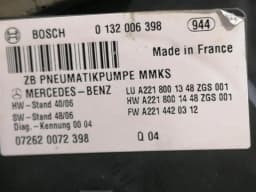 MERCEDES-BENZ Mercedes CL W216 Vacuum Pump A2218001148 Vacuum Pump Dynamic Active Pump — thumbnail 2