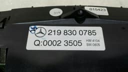 MERCEDES-BENZ Mercedes CLS W219 Auto Climate Control A2198300785 Climate Control Panel — thumbnail 10