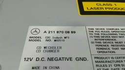 MERCEDES-BENZ Mercedes CLS W219 W211 CD Changer A2118700889 CD Changer — thumbnail 4