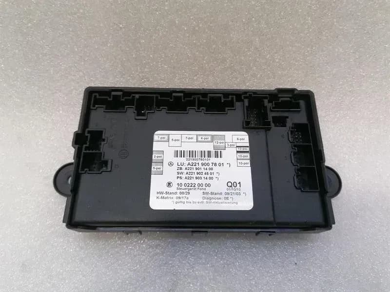 Mercedes S-Class W221 rear door module A2219007801 rear door control unit