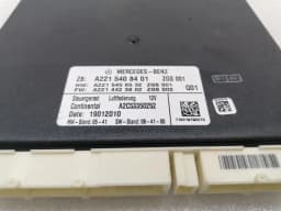 MERCEDES-BENZ Mercedes S-Class W221 SUSPENSION CONTROL MODULE A2215408401 Airmatic Control Unit — thumbnail 2