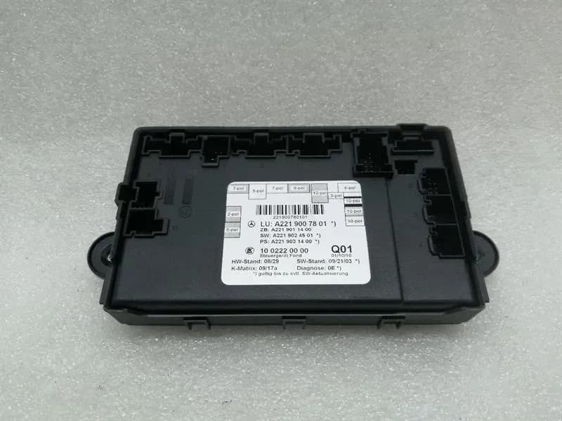 Mercedes S-Class W221 rear right door module A2219007801 door control unit rear R