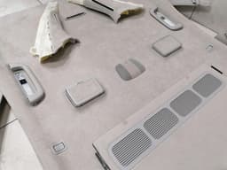 MERCEDES-BENZ Mercedes S-Class W221 Roof Lining A2216906750 Headliner Alcantara Alpaca Grey — thumbnail 4