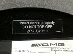 MERCEDES-BENZ Mercedes CLS W219 fuel filler cap A2196300082 fuel cap tank flap + actuator — thumbnail 10