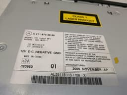 MERCEDES-BENZ Mercedes W219 W211 Cls55 AMG CD Changer A2118703889 CD Changer 6 Tray — thumbnail 10