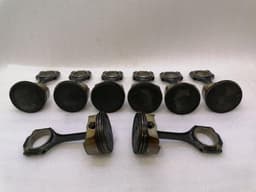 MERCEDES-BENZ 8X MERCEDES SL500 SL550 R230 M273 5.5 V8 PISTON SET A2730301517 PISTON PANKL — thumbnail 10