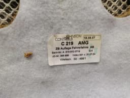 MERCEDES-BENZ Mercedes CLS55 W219 AMG Right Backrest A2199100716 Right Seat Trim — thumbnail 9