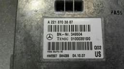 MERCEDES-BENZ Mercedes CL W216 W221 communication module A2218703887 control unit voice control — thumbnail 6