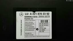 MERCEDES-BENZ Mercedes CL W216 W221 Keyless Go Module A2218702392 Control Unit Kessy — thumbnail 5