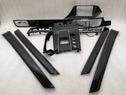 MERCEDES-BENZ Mercedes E63 AMG W212 Black Veneer Set RHD A2126804193 Piano Lacquer MOP RHD — thumbnail 1