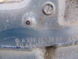 MERCEDES-BENZ MERCEDES W222 W217 RIGHT FRONT CHASSIS LEG A2226201287 FRONT WHEEL ARCH BODY — thumbnail 7