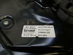 MERCEDES-BENZ Mercedes CL W217 Right Rear Winder A2176700203 Window Regulator Rear Right Coupe — thumbnail 5