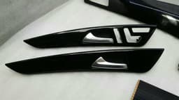 MERCEDES-BENZ Mercedes CLS W218 RHD veneer set A2186806971 right handlebar piano lacquer designo — thumbnail 2