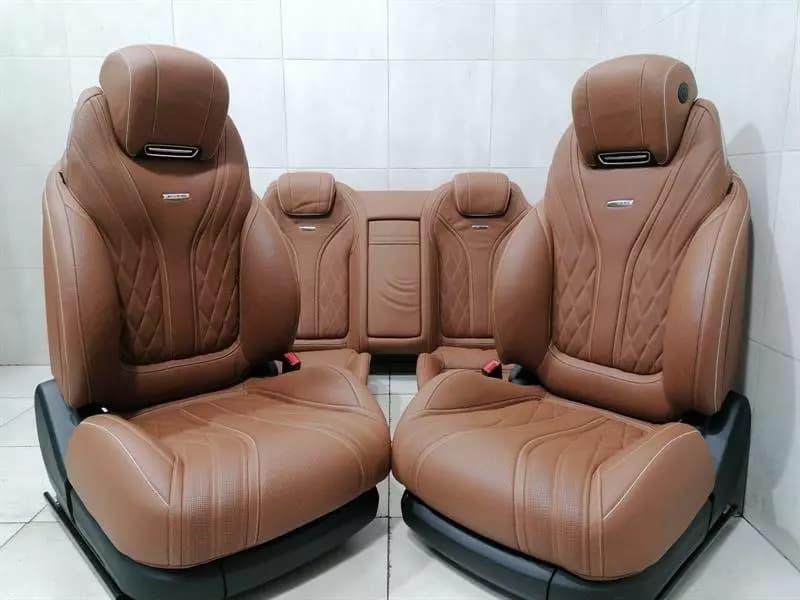 MERCEDES-BENZ MERCEDES CL W217 W222 CONVERTIBLE EXCLUSIVE AIR SCARF Seats A2179104706 SADDLE BROWN