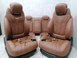 MERCEDES-BENZ MERCEDES CL W217 W222 CONVERTIBLE EXCLUSIVE AIR SCARF Seats A2179104706 SADDLE BROWN — thumbnail 2