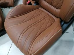 MERCEDES-BENZ MERCEDES CL W217 W222 CONVERTIBLE EXCLUSIVE AIR SCARF Seats A2179104706 SADDLE BROWN — thumbnail 3