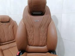 MERCEDES-BENZ MERCEDES CL W217 W222 CONVERTIBLE EXCLUSIVE AIR SCARF Seats A2179104706 SADDLE BROWN — thumbnail 5