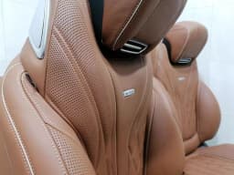 MERCEDES-BENZ MERCEDES CL W217 W222 CONVERTIBLE EXCLUSIVE AIR SCARF Seats A2179104706 SADDLE BROWN — thumbnail 10