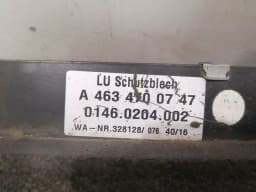 MERCEDES-BENZ Mercedes G-Car W463 Fuel Tank Undertray A4634700747 Underfloor Trim — thumbnail 4