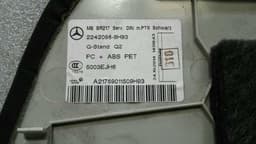 MERCEDES-BENZ Mercedes W217 Roof Rear Cover A2176901150 Headliner Trim Alcantara PDC — thumbnail 6