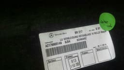 MERCEDES-BENZ Mercedes S63 AMG W217 Parcel Shelf A2176903149 Hat Pad Leather Nappa — thumbnail 5