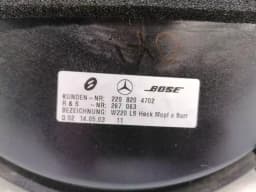 MERCEDES-BENZ Mercedes S-Class W220 Speaker A2208204702 Speakers BOSE SUBWOOFER — thumbnail 3
