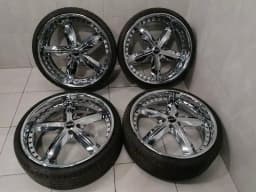 MERCEDES-BENZ 22 Mercedes CL W215 Alloy Wheel SET MHT MODULAR WHEELS FORGED Alloy Rim AMG CL55 — thumbnail 1