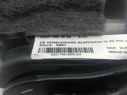 MERCEDES-BENZ Mercedes SL R231 folding roof cover A2317901800 rear right top cover — thumbnail 5
