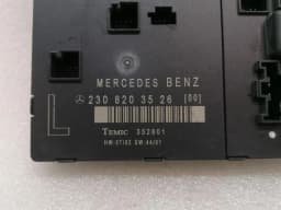 MERCEDES-BENZ MERCEDES SL R230 Left Door Electronic module A2308203526 Links Tur Steuergerät — thumbnail 2