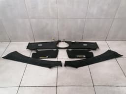 MERCEDES-BENZ Mercedes SL R230 Sun Visor Set A2306901525 Sun Visor Black Alcantara Set — thumbnail 1