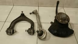 MERCEDES-BENZ MERCEDES S55 AMG W220 Right Front Hub SET A2203304220 Wheel Bearing Housing Front Re — thumbnail 2
