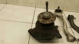 MERCEDES-BENZ Mercedes S55 AMG W220 Left Front Hub SET A2203304120 Wheel Bearing Housing Front Li — thumbnail 7