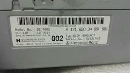 MERCEDES-BENZ Mercedes SLK R171 Navigation A1718203489 Sat Nav Display Picture Shirt COMMAND USA — thumbnail 7