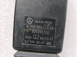 MERCEDES-BENZ Mercedes CLK W209 Convertible Rear Belt Buckle A2098600169 Belt Lock Set — thumbnail 6